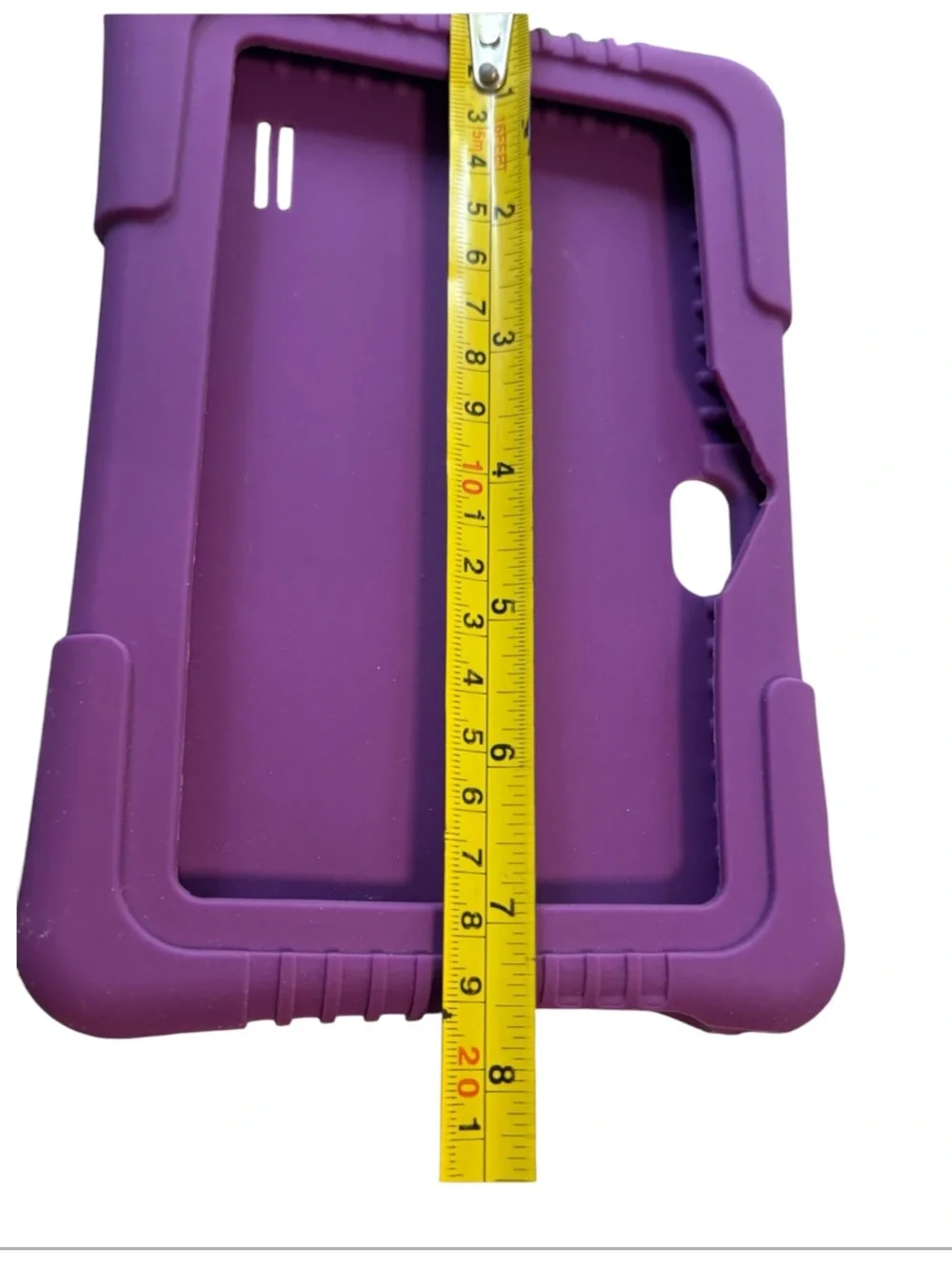 Purple Shockproof Tablet Case - Durable Silicone Cover